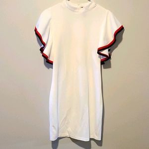 SheIn Fitted White Dress